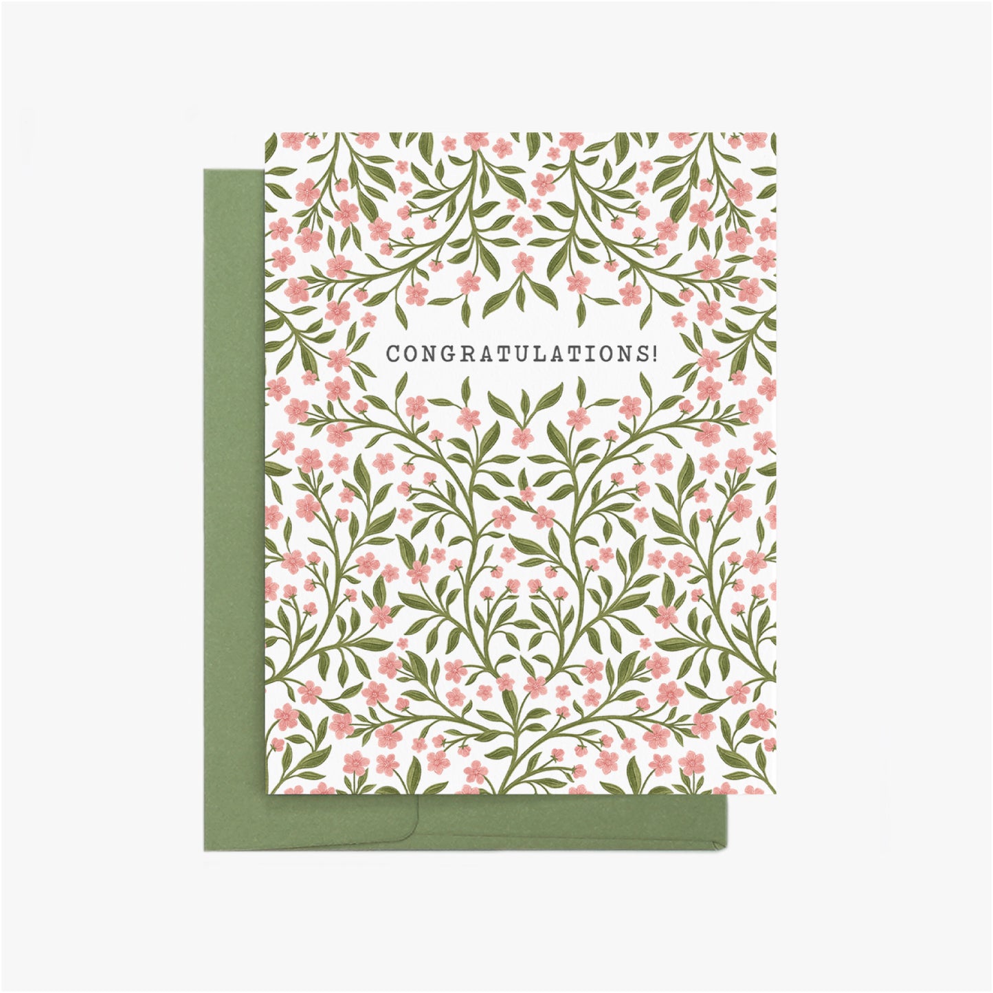 Pink Floral Congratulations