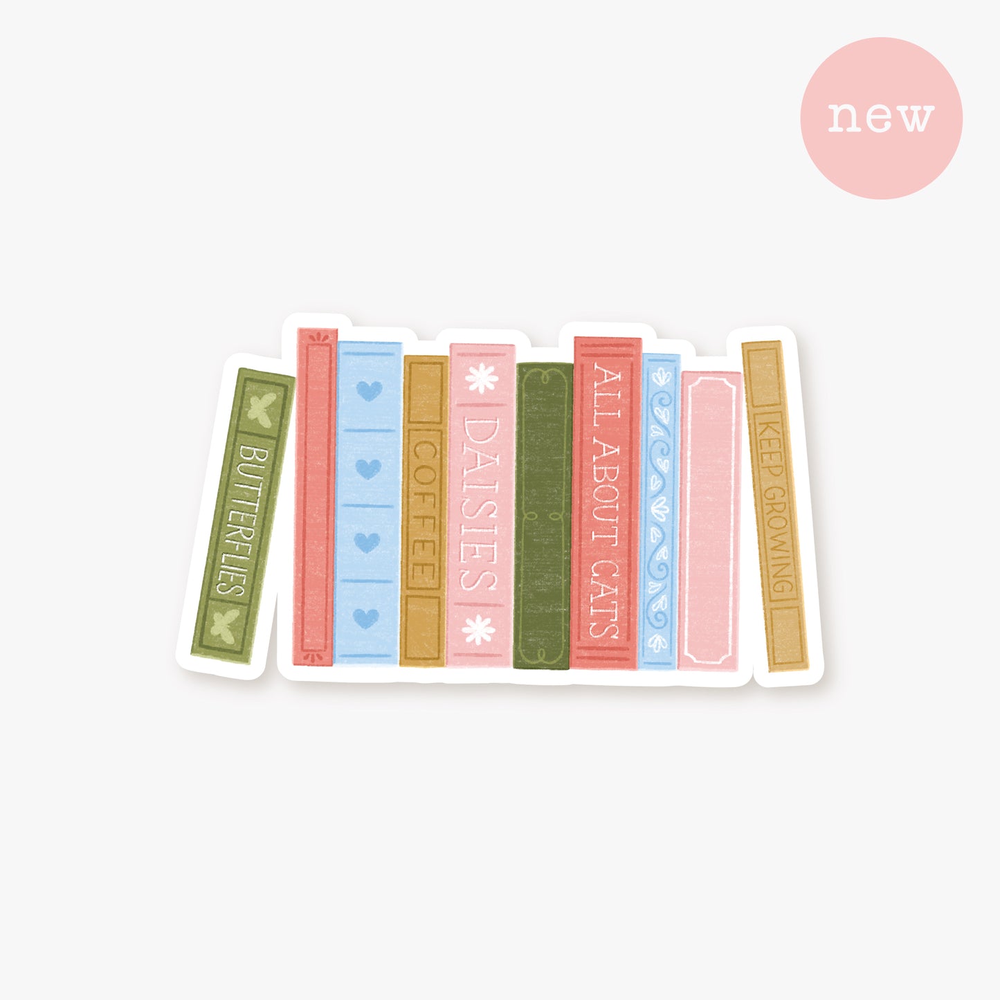 Book Lineup Sticker