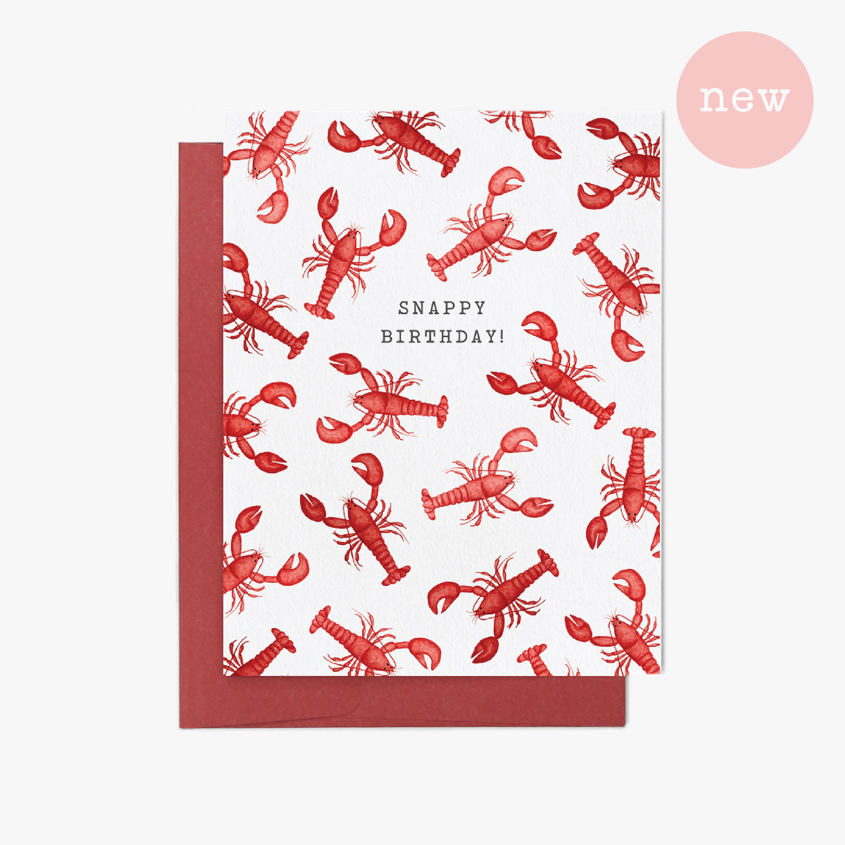 Lobster Snappy Birthday Greeting Card