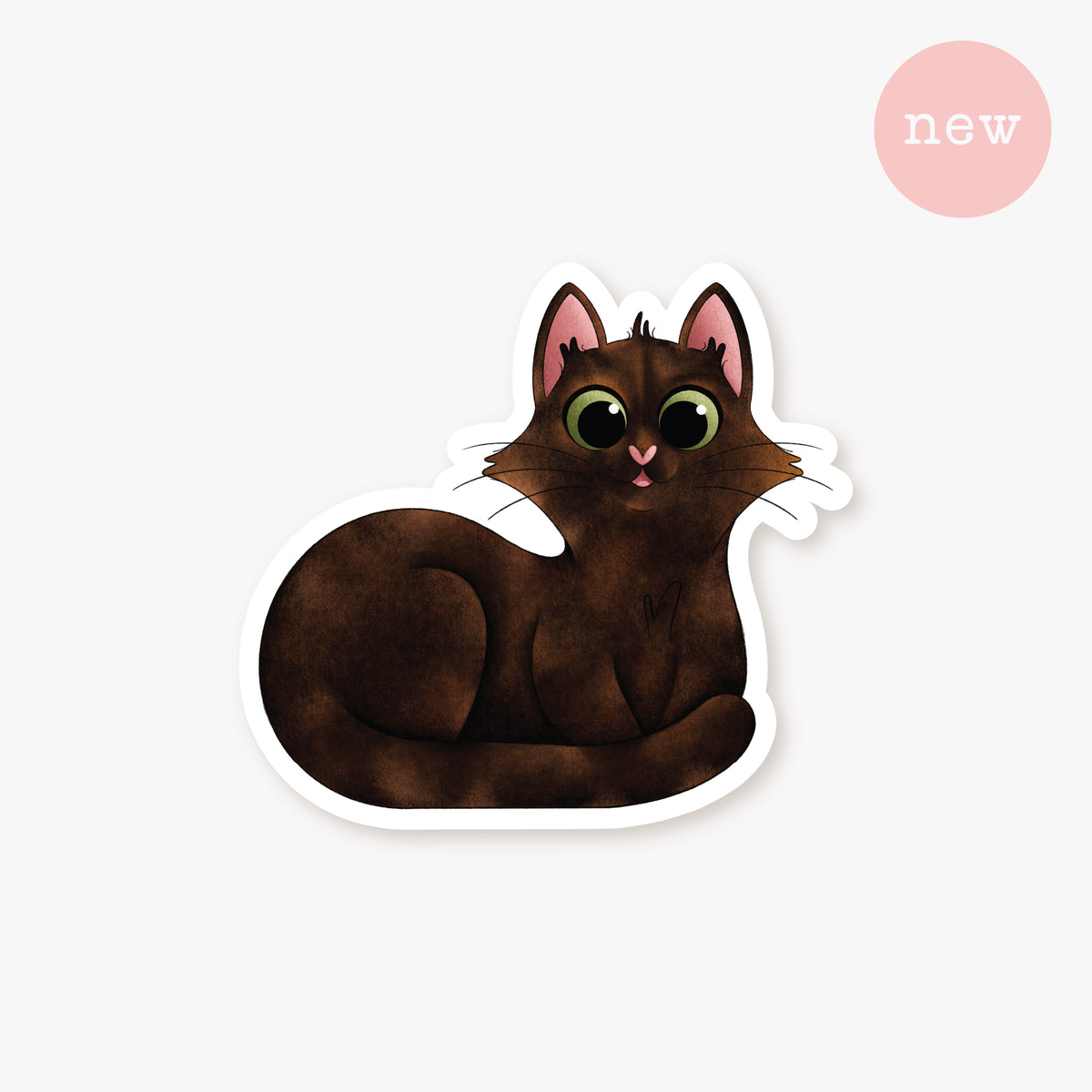 Tortie Cat Sticker