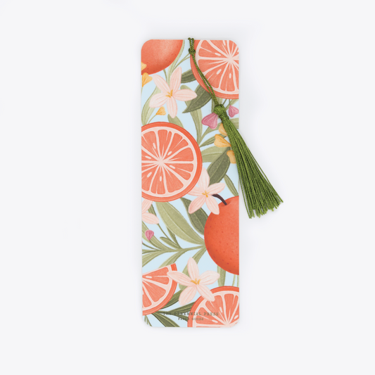 Floral Oranges Bookmark