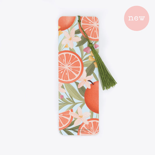 Floral Oranges Bookmark